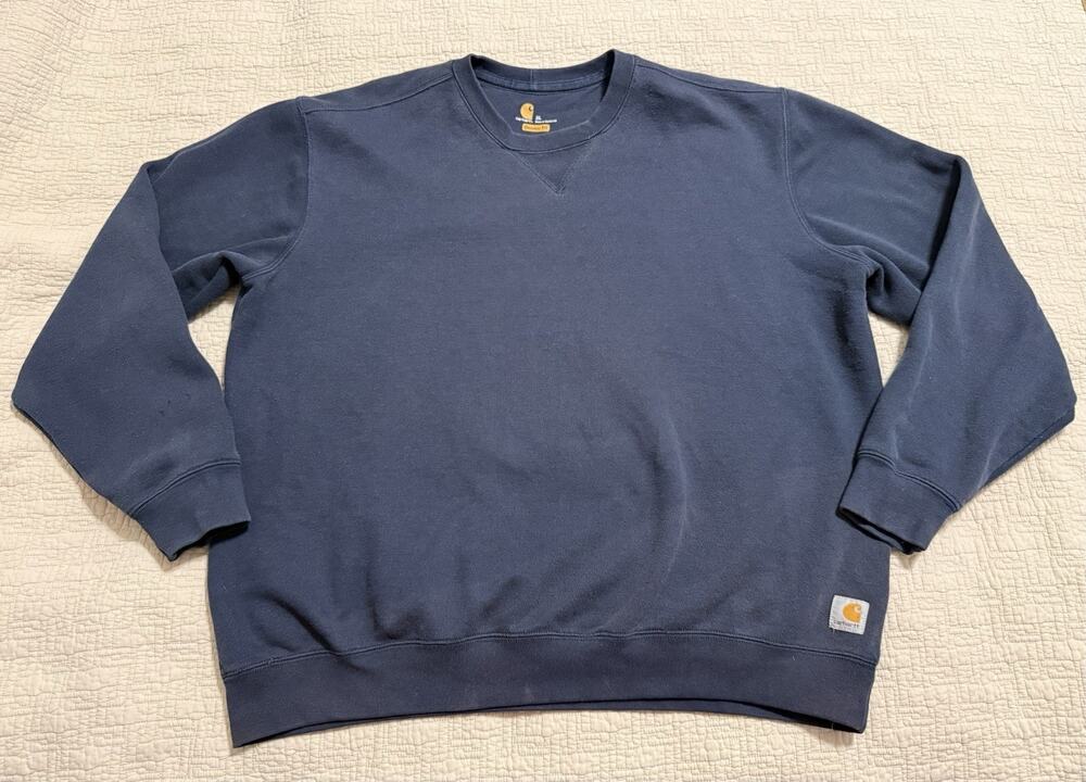 Carhartt Marquette Loose Fit Midweigt Crewneck Sweatshirt Size XL K124-472
